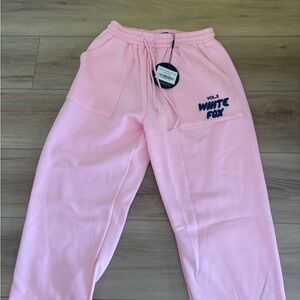 White Fox NWT Pink Sweatpants